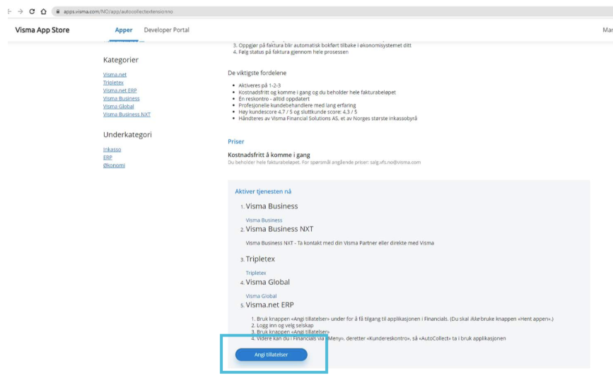 App Store permission